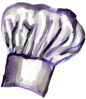 An illustration of a chef's hat.