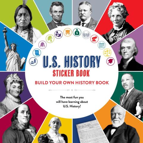 U.S. History Sticker Book