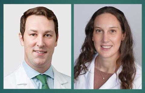 image of two Stamford Health doctors, Dr. Carl Cirino and Dr. Jaclyn McKenna