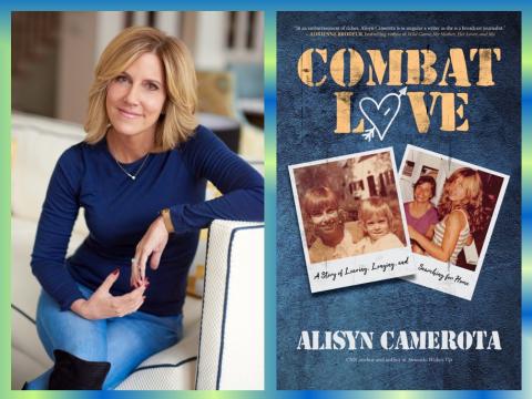 Image of Alyson Camerota and her new book, Combat Love