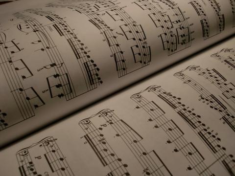 image of sheet music