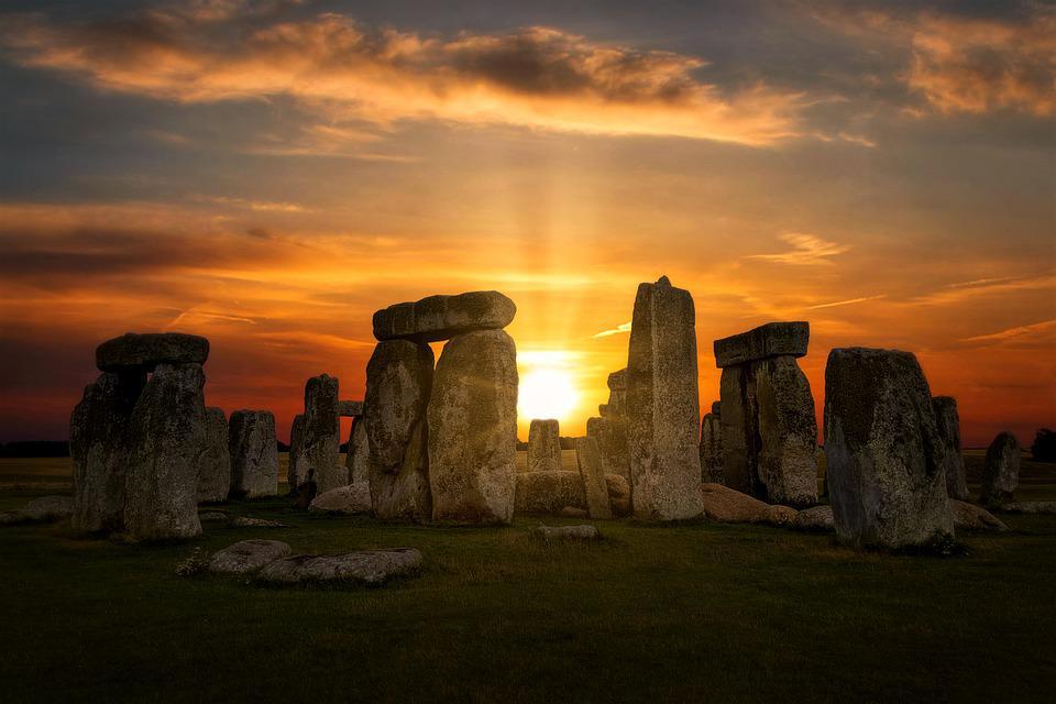 Stonehenge at sunset