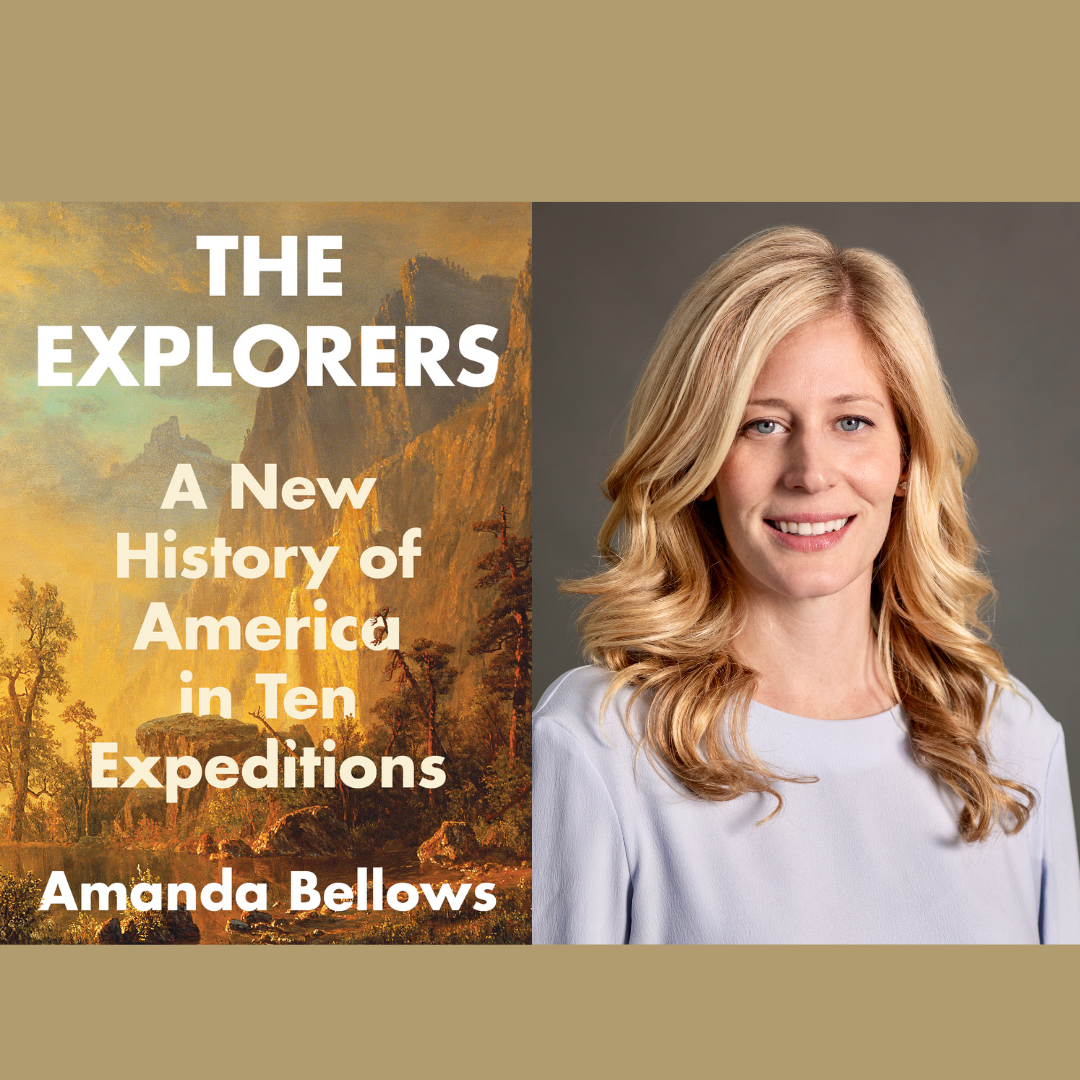 Author Amanda Bellows and her book
