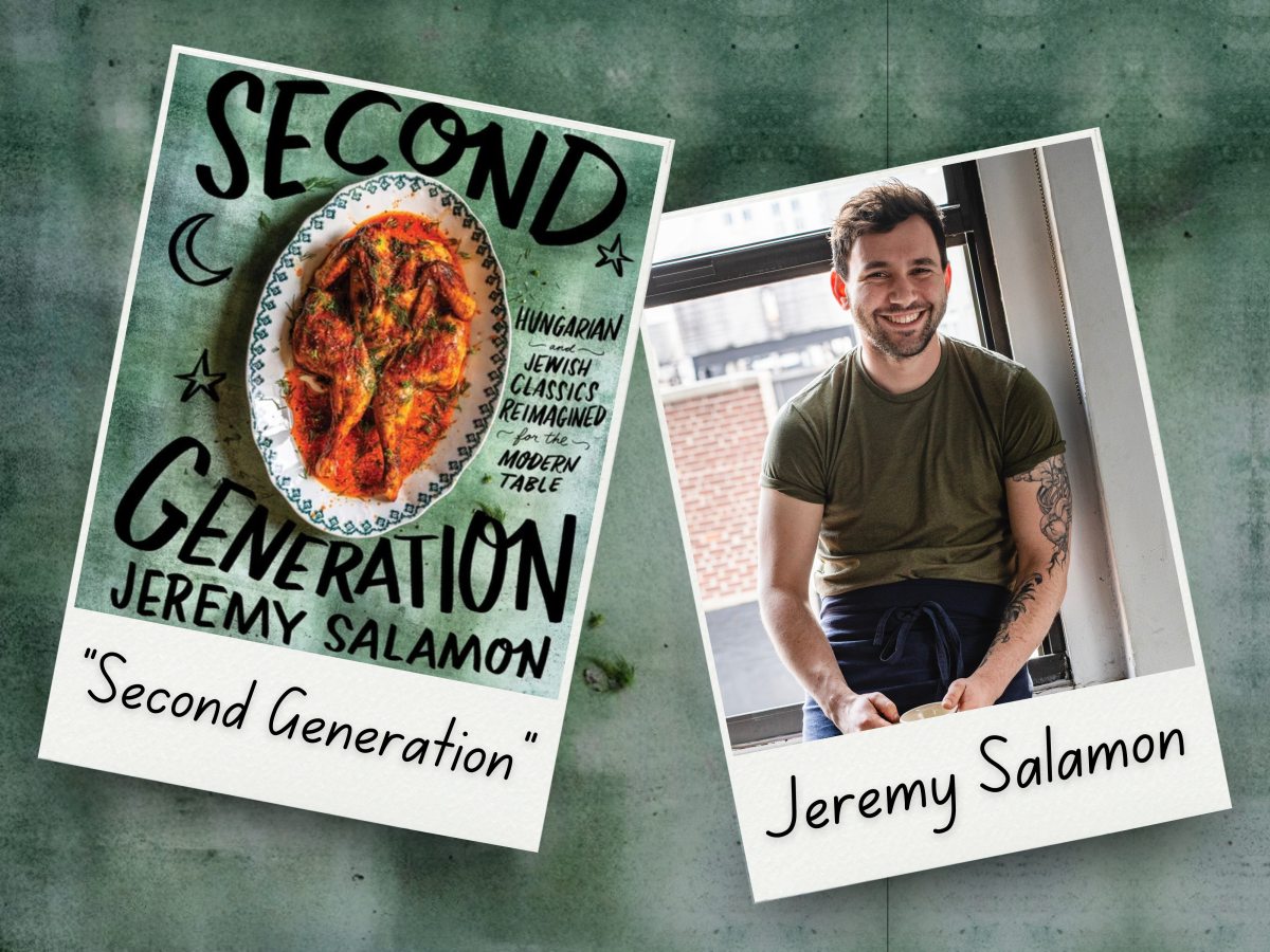 Jeremy Salamon and his cookbook