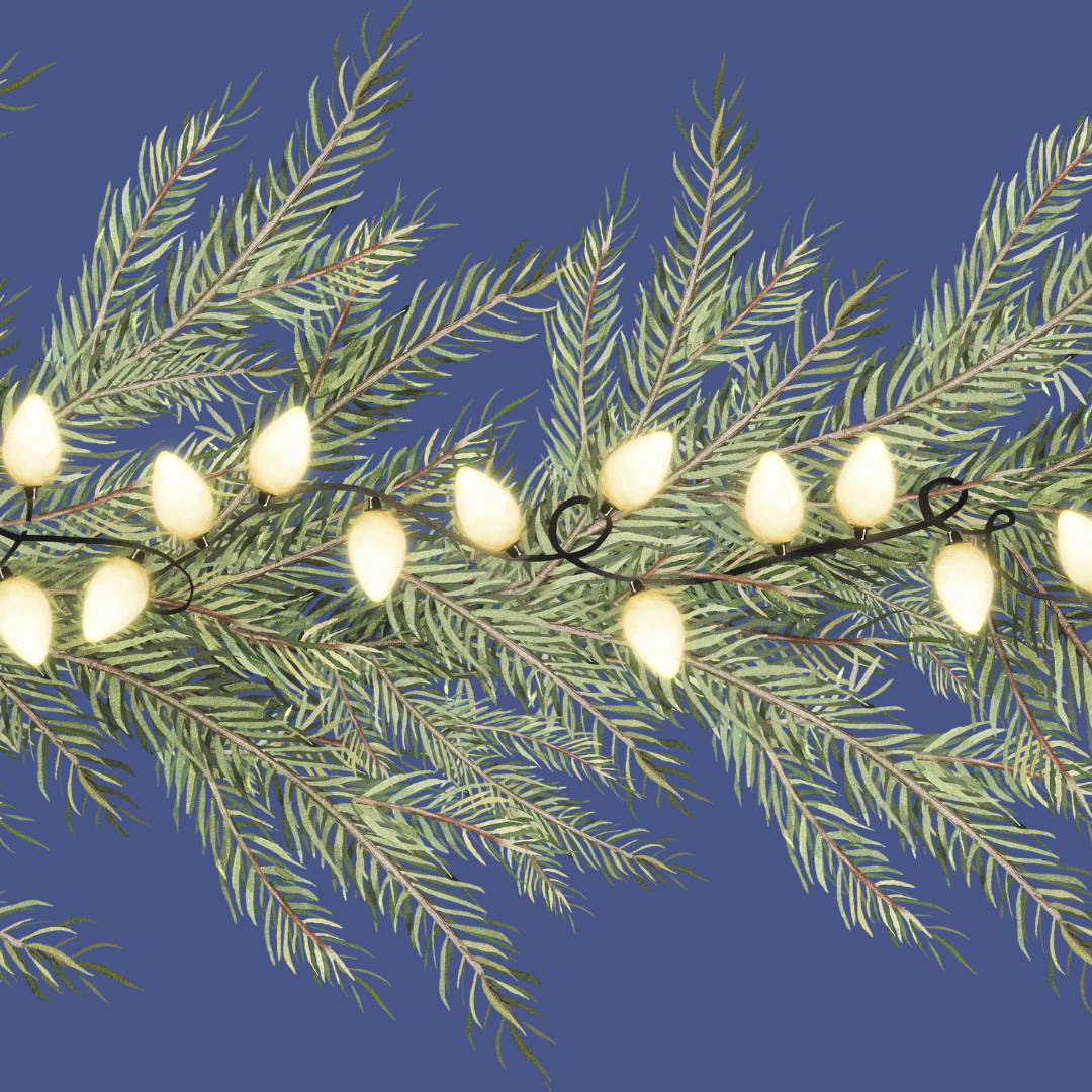 Garland with lights