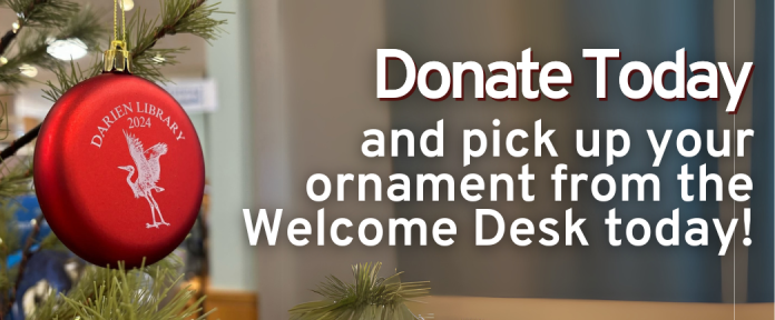 Donate today and pick up your ornament from the Welcome Desk today!